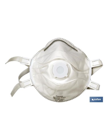 Pack of 5 FFP3D Protection Masks with Valve