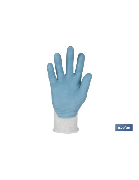 Pack de 12 gants alimentaires nitrile T-6
