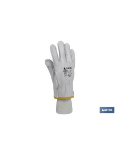 Pack of 12 leather conductor gloves size 10 for manual work 2