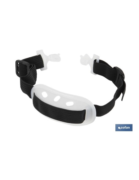 Elastischer Kinnriemen für Bauhelm mit verstellbarem Kinnschutz