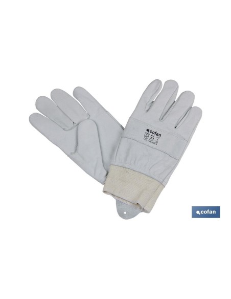 Pack de 10 gants ajustables en cuir fleur renforcé taille 10