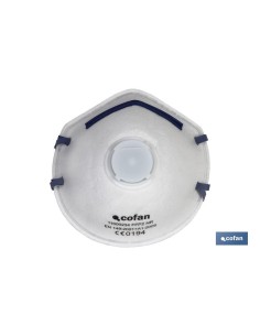 Pack 10 unidades mascarilla FFP2 NR con válvula