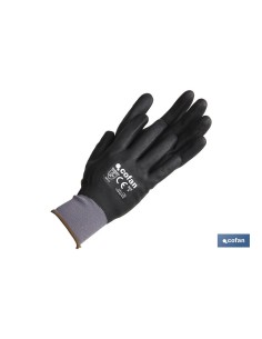 Pack mit 12 Nitril-Schaum-Handschuhen T-9 für Automobil und Bau