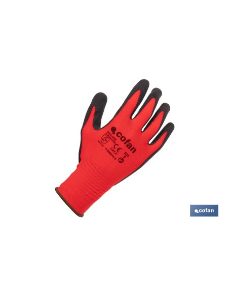 Pacco da 12 Guanti Impragnati in Nitrile Sandy Coating Taglia 11