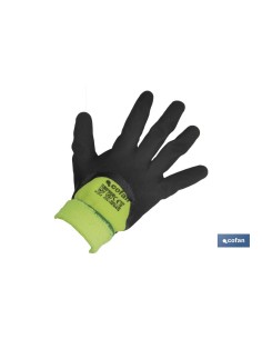 Pack mit 12 Nitril-Schaum-Handschuhen Kälteschutz T-8 2