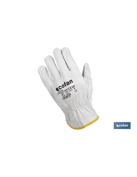 Pack of 12 Anticorrosive Leather Gloves Size 7