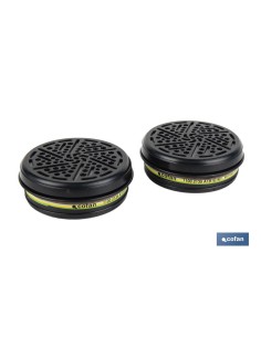 Set of 2 A1B1E1K1 Filters for Chemical Protection 2