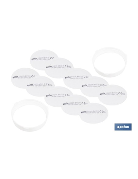 Ersatzset 10 P2 NR Vorfilter für Kombifilter