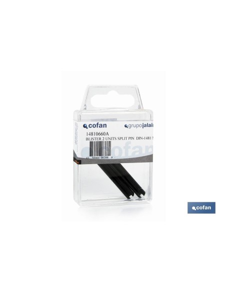 Pacco da 200 unità di perno elastico DIN-1481 D-7x12