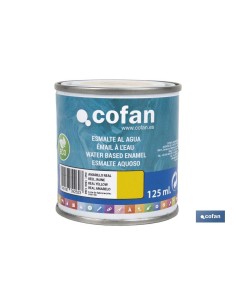 Water-based yellow royal gloss paint 125 ml