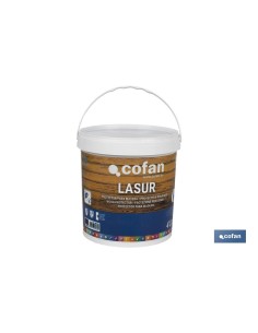 Lasur protector al agua para madera mate palisandro 4 L
