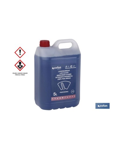 Lavaparabrisas anticongelante -10º 5 L com secagem rápida