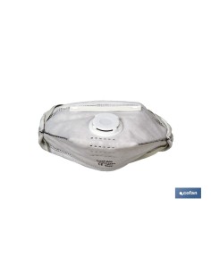 Pack mit 20 FFP2D Masken aus Kohlenstoff mit Ventil