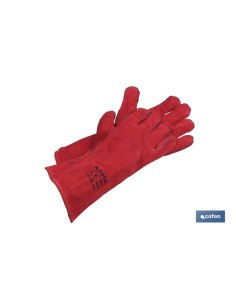 Pack de 12 gants de soudeur en cuir pour travaux mécaniques
