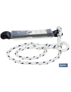 Energy absorber with safety rope 1.5 m