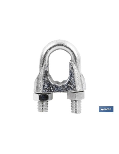 Pack de 200 serre-câbles DIN-741 zingué M-5