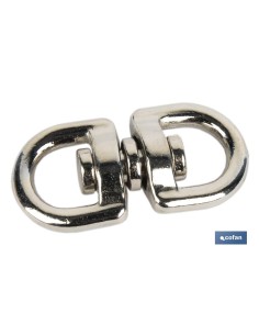Pacote com 50 Torniquetes Giratórios Níquel 13x13mm para Cordas e Correias