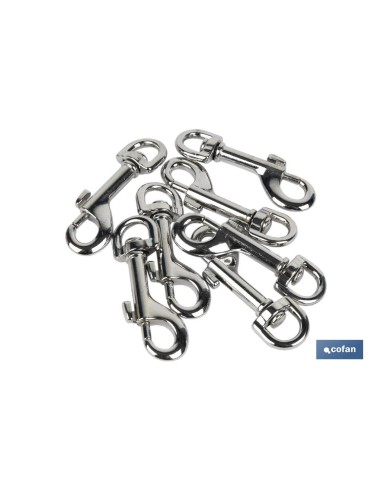 Pack mit 25 ovalen Karabinern 22x84mm für vielseitige Anwendungen