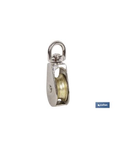 Pack mit 25 vernickelten Drehrollen Ø20mm