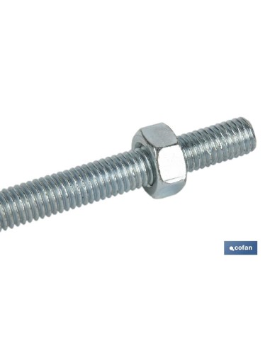 Pacote com 100 Hembrilhas M-3X25 com Porca Zincada