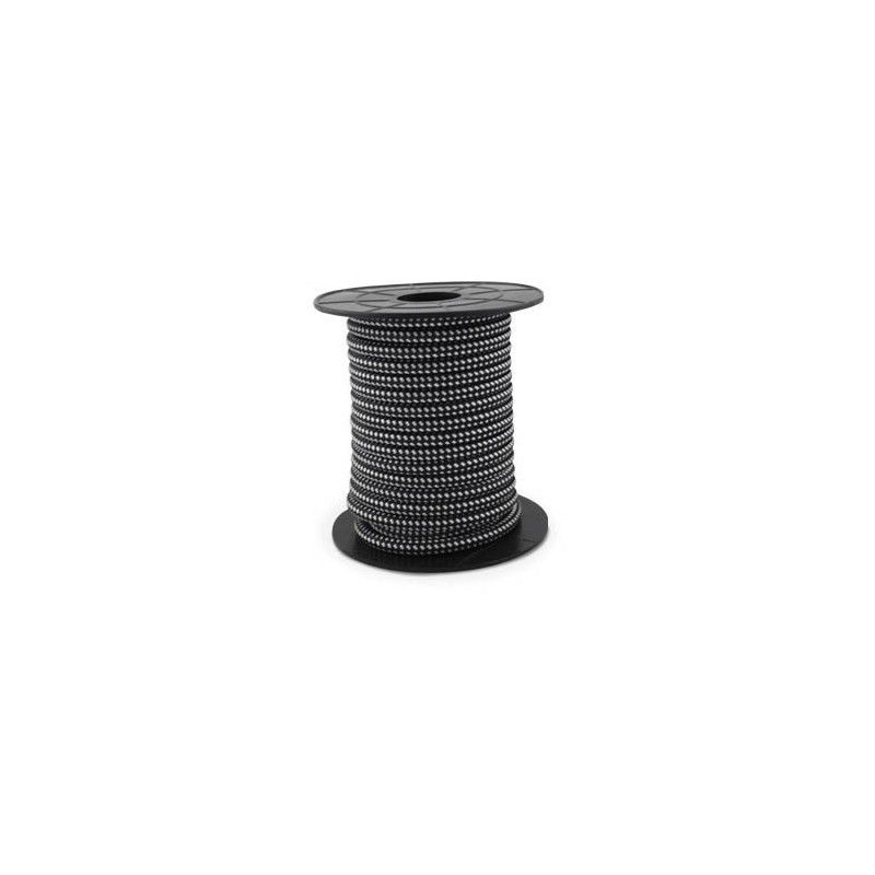 Electrical wire / textile 10 m 2x0.75mm Black/White GSC 3902990