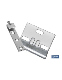 Pack of 40 zinc-coated wardrobe hangers 60 mm 2