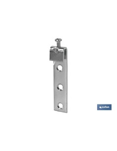 Pack of 100 zinc-coated hanging hooks with adjustable screw