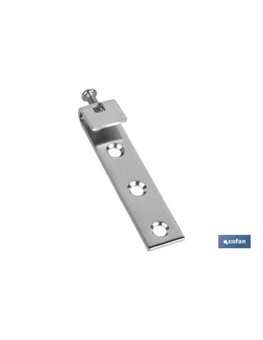 Pack of 100 zinc-coated hanging hooks with adjustable screw