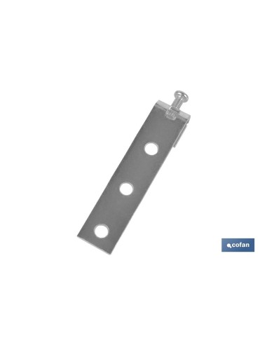 Pack of 100 zinc-coated hanging hooks with adjustable screw