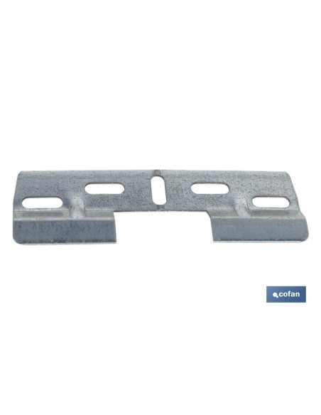 Pacco da 50 piastre di supporto doppie 130 mm con foro 42 mm