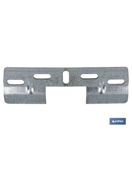 Pacote com 50 unidades de placa de suporte dupla 130 mm com furo 42 mm