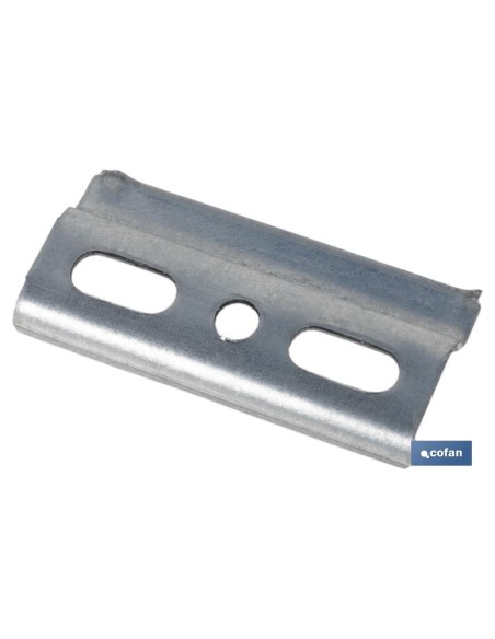 Pack of 150 units 60 mm hanging plate
