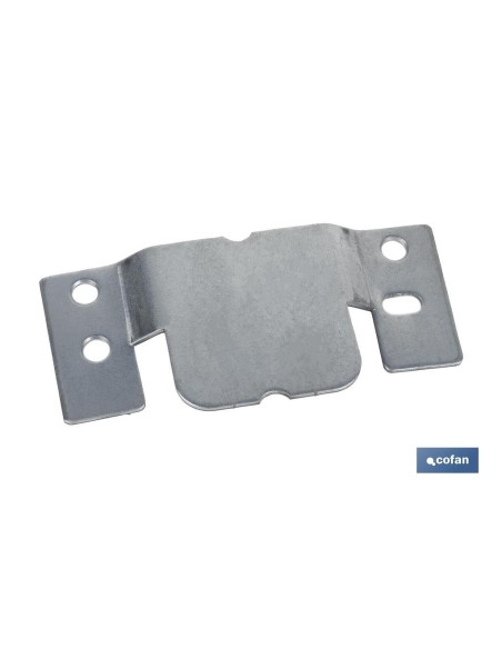 Pack mit 50 verzinkten Ankerplatten 100 x 47 mm