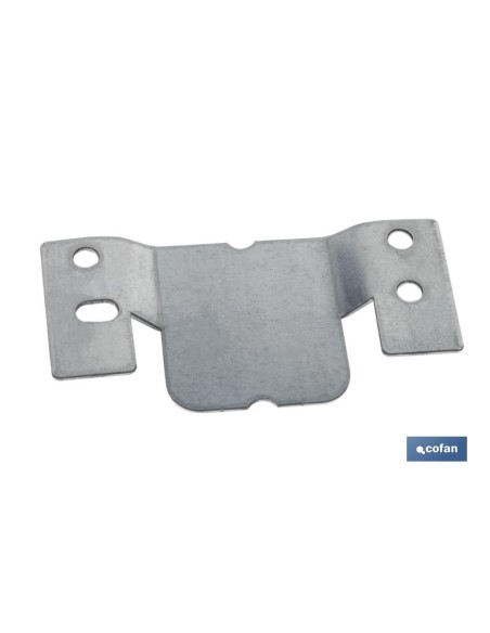 Pack mit 50 verzinkten Ankerplatten 100 x 47 mm