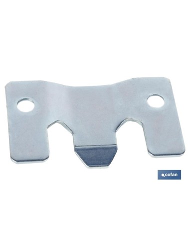Pack mit 100 verzinkten Ankerplatten 60 x 35 mm