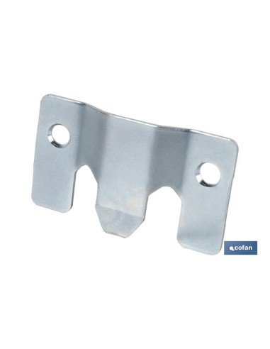 Pack 100 unidades chapa anclaje zincada 60 x 35 mm