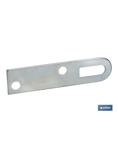Pack de 200 unités support zincé 17 x 70 mm