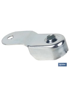 Pack 100 unidades soporte barra armario zincado