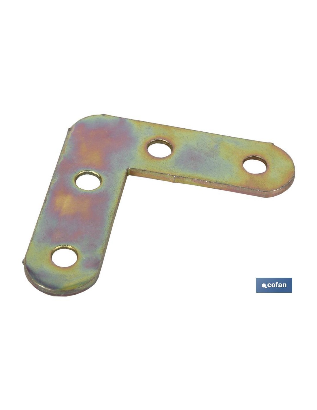 Pack de 40 équerres plates 60 mm - Renforcement de meubles et structures