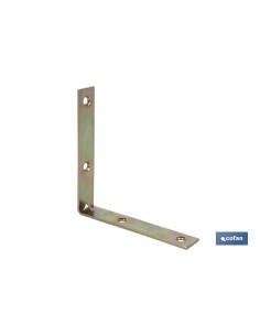 Pack mit 40 Winkeleisen 70 mm verzinkter Stahl