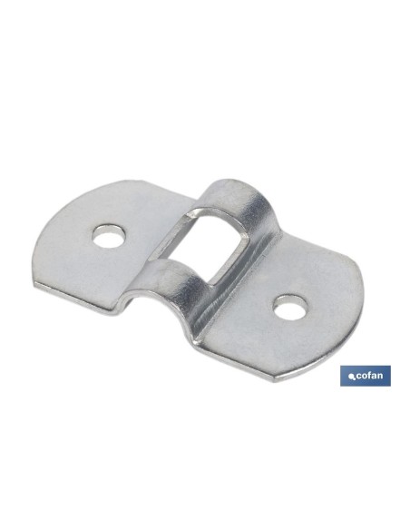 Pack mit 100 Brückenplatten 25x6 verzinkter Stahl