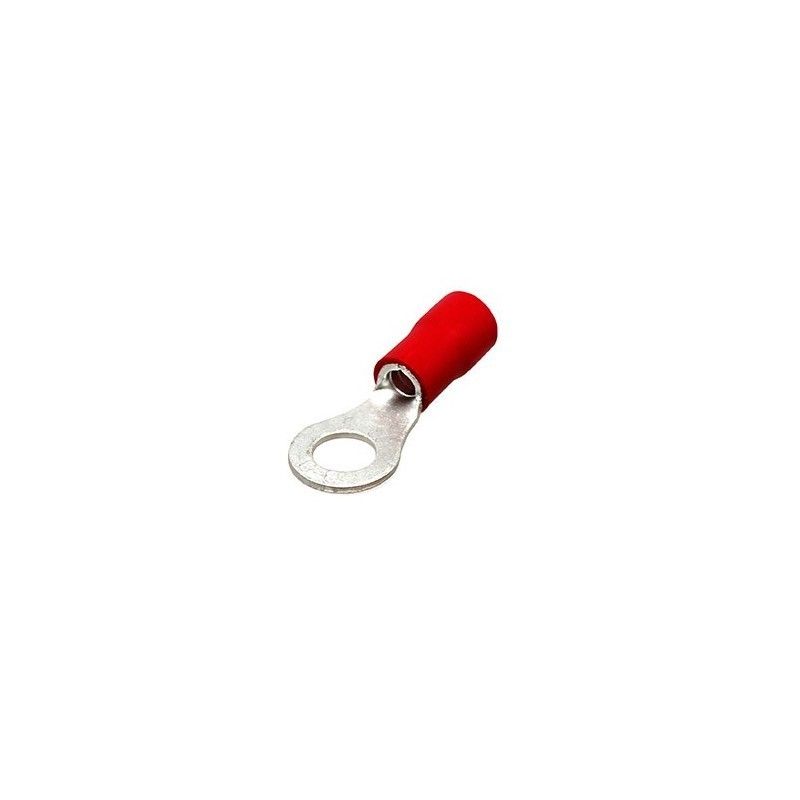 Terminale isolato giro 5,3/1,5 mm Rosso 50 pz 
