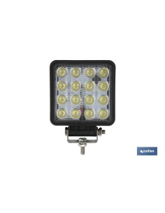 Farol de trabalho 16 LED 3360Lm 6000K 48W IP67