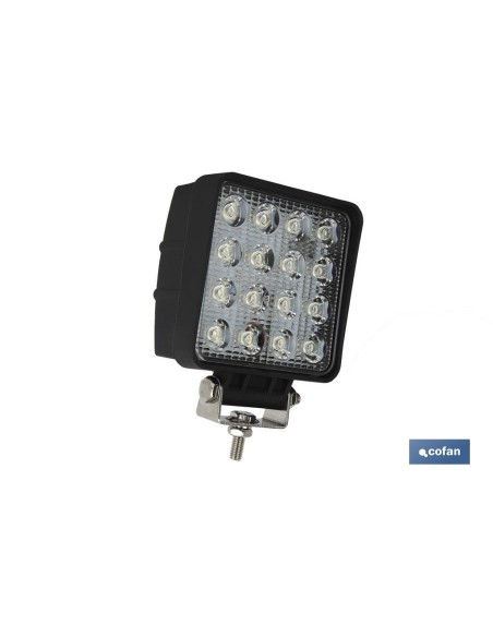 Faro de trabajo 16 LED 3360Lm 6000K 48W IP67