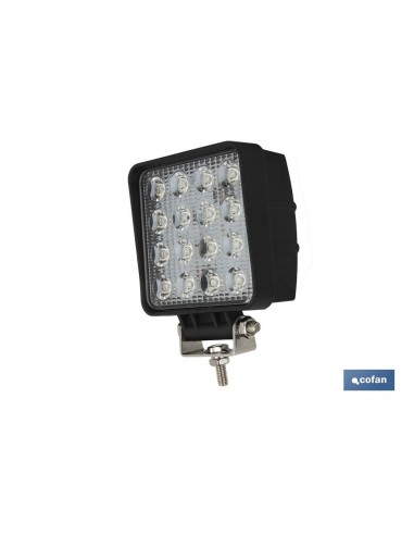 Farol de trabalho 16 LED 3360Lm 6000K 48W IP67
