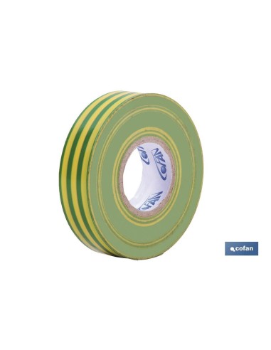 Pack mit 10 Einheiten Isolierband 180 Mikrometer Erdung 19mm x 20 Meter