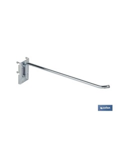Hook with anchor plate 200 mm for perforated panels