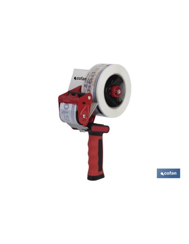 Klebebandspender mit Metallgehäuse und ergonomischem Griff