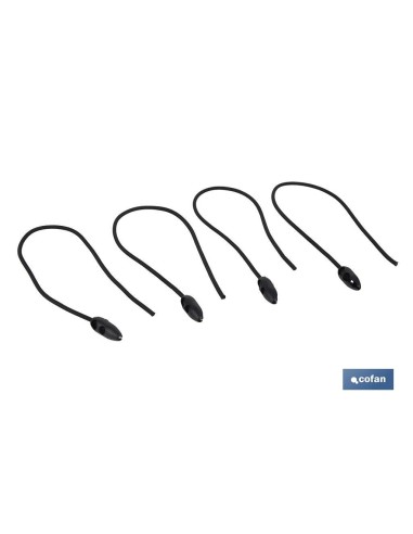 Corde élastique de fixation pour plaque V20, 50 cm, haute résistance