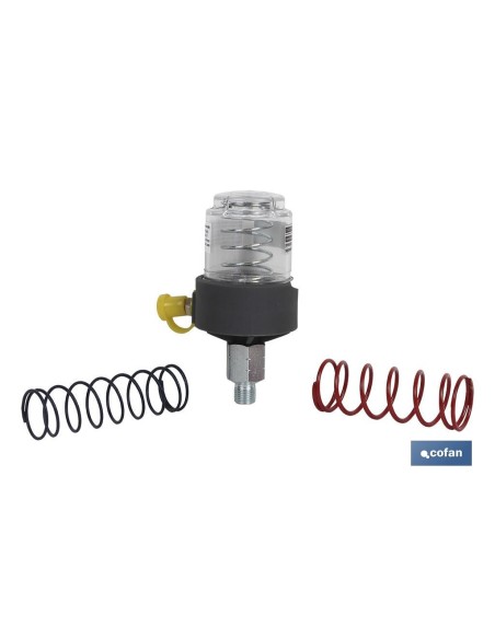 Polycarbonate grease feeder 170 grs with 1/8 thread